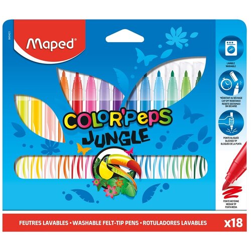 Maped flomasteri COLOR`PEPS jungle 1/18 Slike